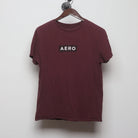 Front view of Vintage Y2K Aéropostale "AERO Box Logo" T-Shirt - S