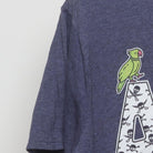 Close-up of the Left sleeve on the Vintage 2010s Pirate Graphic "ARRGH" T-Shirt - M