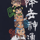 Close-up of the main graphic on the Vintage Y2K Avatar: The Last Airbender "Team Avatar Totem" T-Shirt - XS