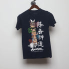 Front view of Vintage Y2K Avatar: The Last Airbender "Team Avatar Totem" T-Shirt - XS