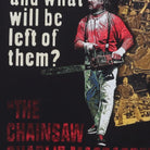 Close-up of the main graphic on the Vintage Y2K WWF "The Chainsaw Charlie Massacre" T-Shirt - M
