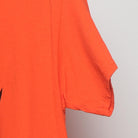 Close-up of the Right sleeve on the Vintage Y2K Halloween "Jack-O'-Lantern Face" T-Shirt - S