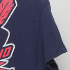 Close-up of the Right sleeve on the Vintage Y2K Cleveland Sports "Dawg Pound Wahoo Parody" T-Shirt - M