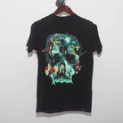 Front view of Vintage Y2K Disney "Villains Skull" T-Shirt - XS