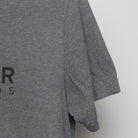 Close-up of the Right sleeve on the Vintage Y2K Divider Records "Record Logo" T-Shirt - S