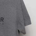 Close-up of the Right sleeve on the Vintage Y2K Divider Records "Record Logo" T-Shirt - S