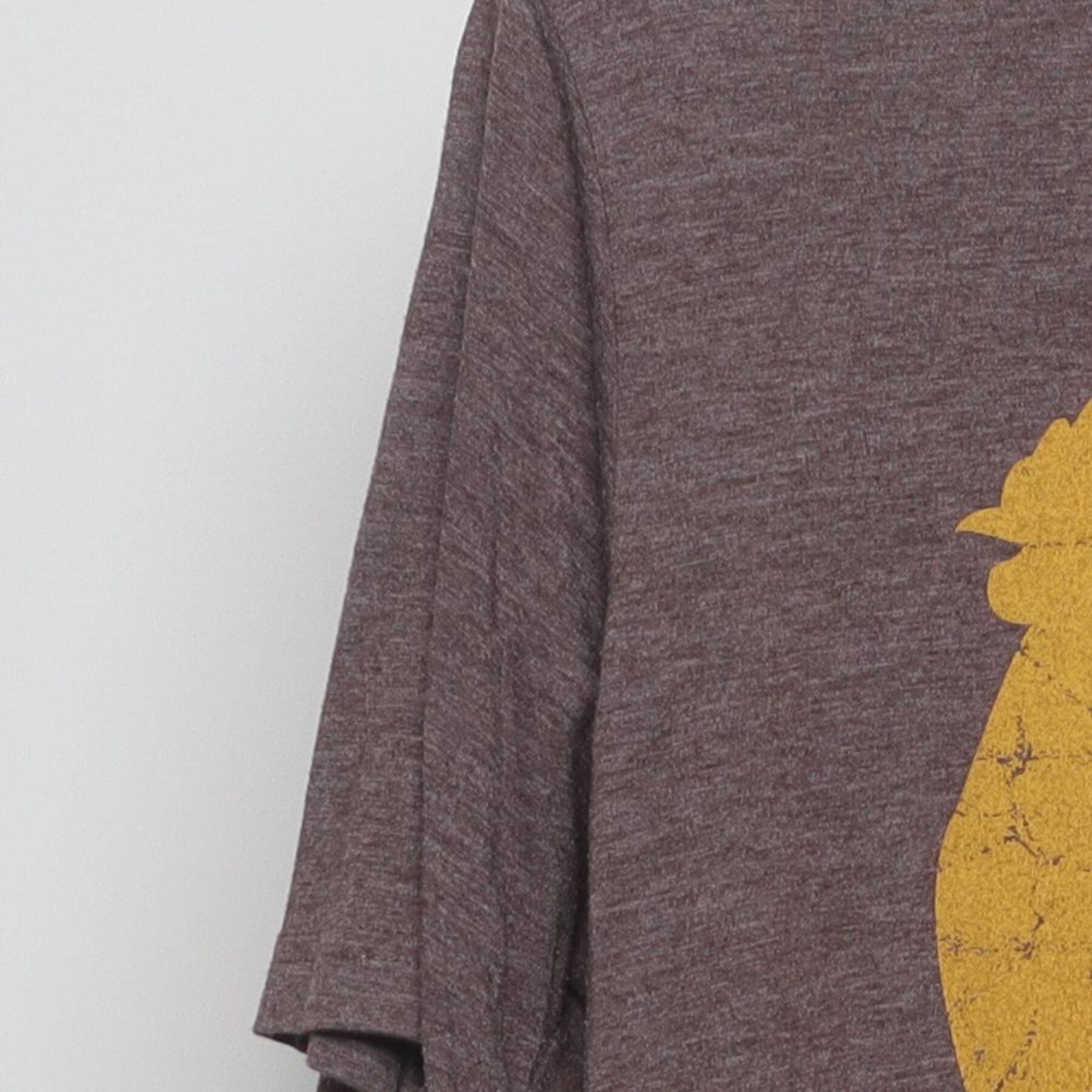 Close-up of the Left sleeve on the Vintage Y2K Dole Plantation "Pineapple Rooster" T-Shirt - M