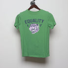 Front view of Vintage Y2K "Equality" Tiger Graphic T-Shirt - S