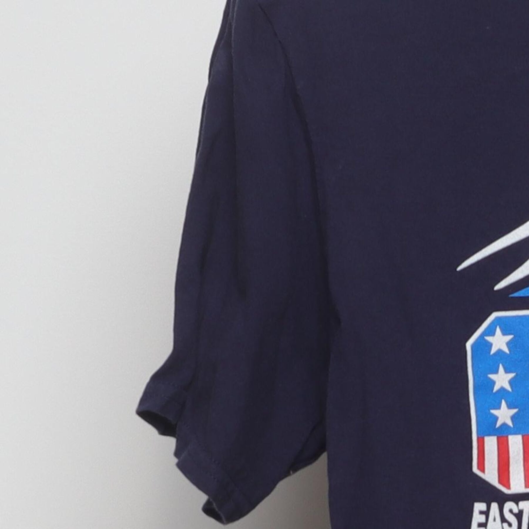 Close-up of the Left sleeve on the Vintage Y2K Eastern Racing Offroad Championship "EROC" T-Shirt - S