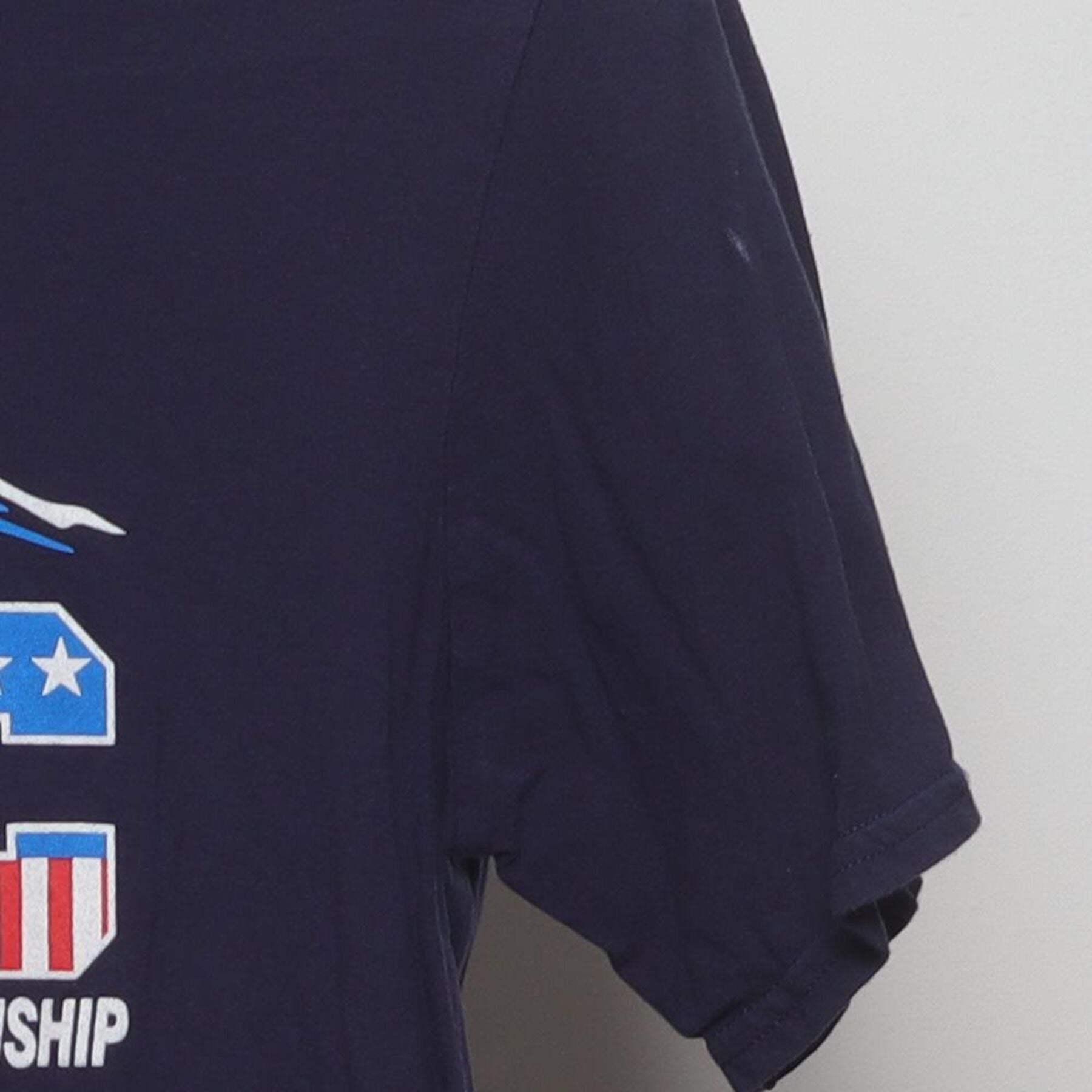 Close-up of the Right sleeve on the Vintage Y2K Eastern Racing Offroad Championship "EROC" T-Shirt - S