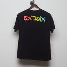 Back view of Vintage Y2K Extrax "Graffiti Smiley" T-Shirt - M