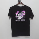 Front view of Vintage Y2K Graphic "Mad Scientist Unicorn" T-Shirt - S