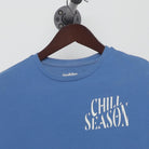 Close-up of the collar and tag on the Vintage Y2K Goodfellow & Co. "Chill Season" T-Shirt - S