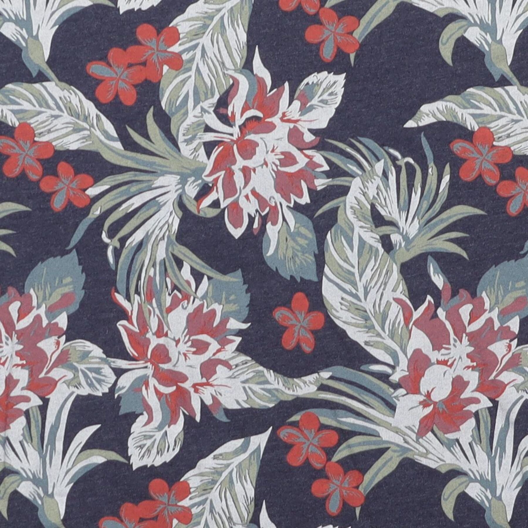 Close-up of the main graphic on the Vintage Y2K Threadbare "All-Over Floral Print" T-Shirt - S