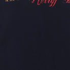 Close-up of the main graphic on the Vintage Y2K Die Hard "Yippee Ki Yay Merry F**ker" T-Shirt - M
