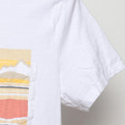 Close-up of the Right sleeve on the Vintage Y2K Levi's x Outerknown "Abstract Sunset Landscape" T-Shirt - S