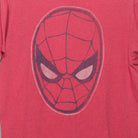 Close-up of the main graphic on the Marvel Spider-Man Retro Faded Graphic T-Shirt L