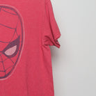 Close-up of the sleeve on the Marvel Spider-Man Retro Faded Graphic T-Shirt L