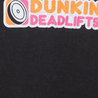Close-up of the main graphic on the Modern Barbell Voodoo "Dunkin' Deadlifts" T-Shirt - M