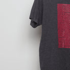 Close-up of the sleeve on the Modern Beyond Reality Maze Graphic T-Shirt M