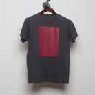 Front view of Modern Beyond Reality Maze Graphic T-Shirt M