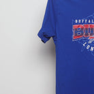 Close-up of the sleeve on the Modern Buffalo Bills London Game T-Shirt M