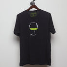 Front view of Modern Chartreuse Liqueur Graphic T-Shirt L