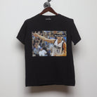 Front view of Modern Dirk Nowitzki Shoot First Mafia T-Shirt M