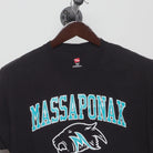 Close-up of the collar and tag on the Modern Massaponax Panthers Athletics Tee M