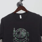 Close-up of the collar and tag on the Modern Moonrocks Astronaut Camo Graphic Tee M