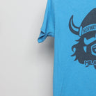 Close-up of the sleeve on the Modern Norway USA Viking Graphic Souvenir T-Shirt M