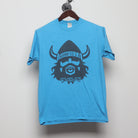 Front view of Modern Norway USA Viking Graphic Souvenir T-Shirt M