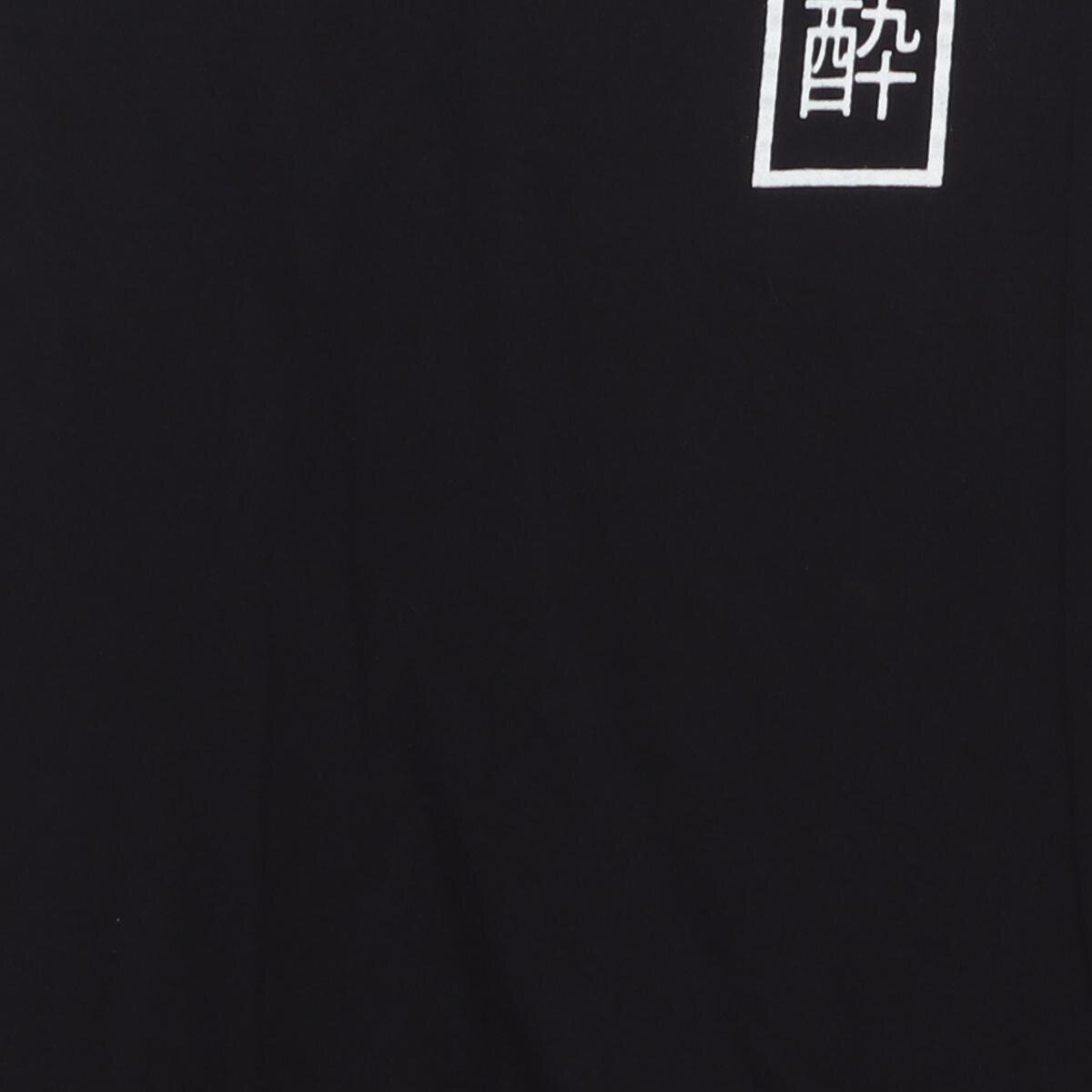 Close-up of the main graphic on the Modern Rick and Morty "Japanese Style Rick Sanchez" T-Shirt - L
