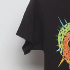 Close-up of the sleeve on the Modern Rick and Morty "Psychedelic Zombie Heads" T-Shirt - XS