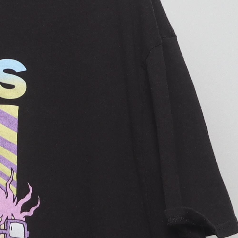 Close-up of the sleeve on the Modern Rugrats "Tommy, Chuckie & Reptar" T-Shirt - XL