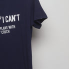 Close-up of the sleeve on the Modern Sorry I Can't Funny Graphic T-Shirt M