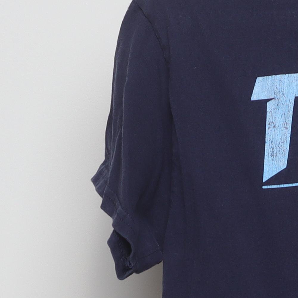 Close-up of the sleeve on the Modern Thrasher "Broken Board Logo" T-Shirt - S
