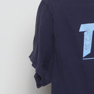Close-up of the sleeve on the Modern Thrasher "Broken Board Logo" T-Shirt - S