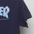 Close-up of the sleeve on the Modern Thrasher "Broken Board Logo" T-Shirt - S