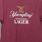 Close-up of the main graphic on the Modern Yuengling Lager Brewery Logo T-Shirt L