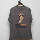 Front view of Vintage Y2K Jane Austen "More Pride Less Prejudice" T-Shirt - XL