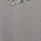 Close-up of the main graphic on the Vintage Y2K Nike "Photo Collage Swoosh" T-Shirt - M