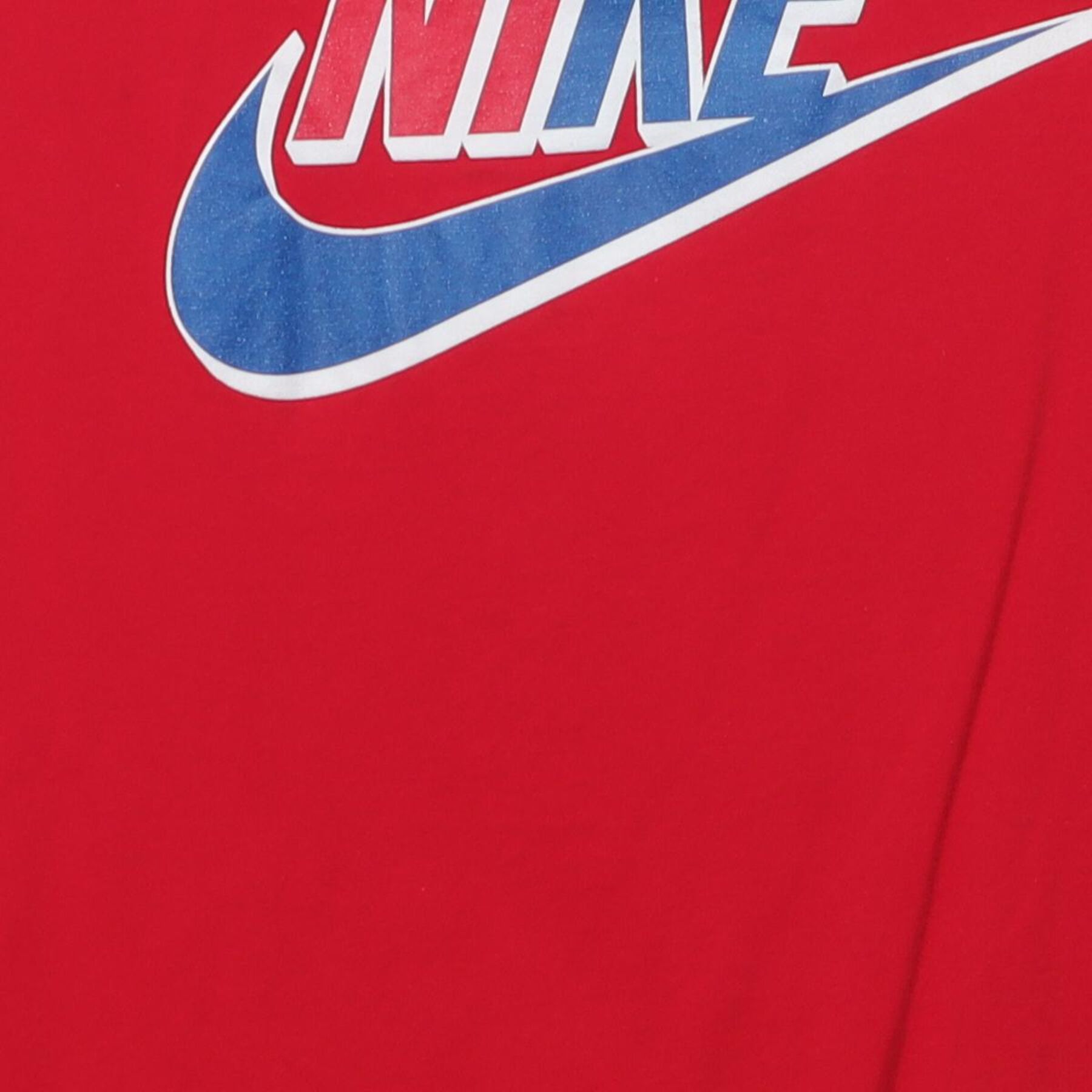 Close-up of the main graphic on the Vintage 2010s Nike "Futura Script Logo" T-Shirt - M