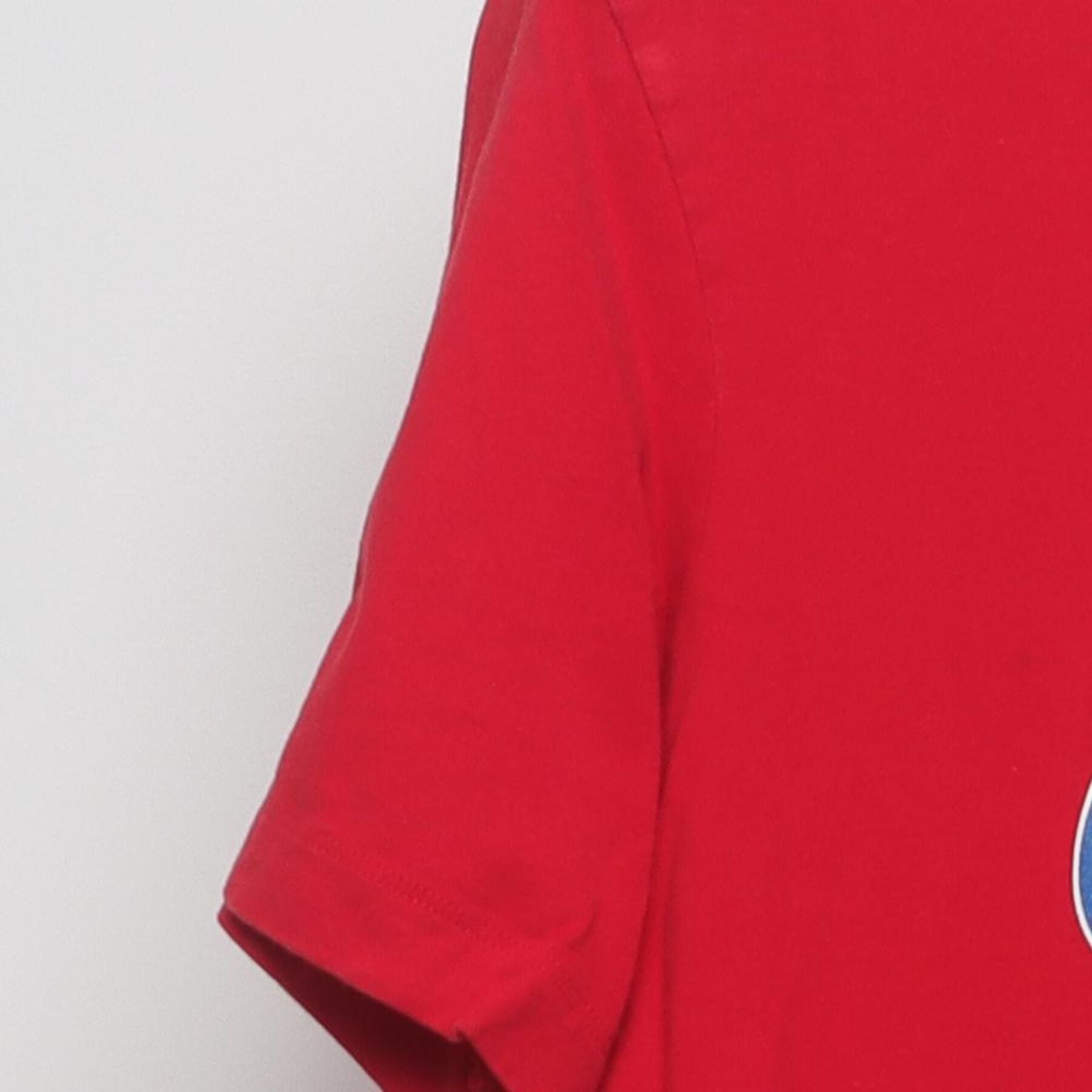 Close-up of the Left sleeve on the Vintage 2010s Nike "Futura Script Logo" T-Shirt - M