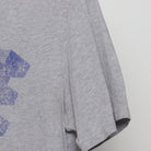 Close-up of the Right sleeve on the Vintage Y2K Nike "Gradient Block Logo" T-Shirt - S