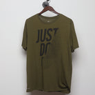 Front view of Vintage 2010s Nike "Just Do It" Graphic T-Shirt - L