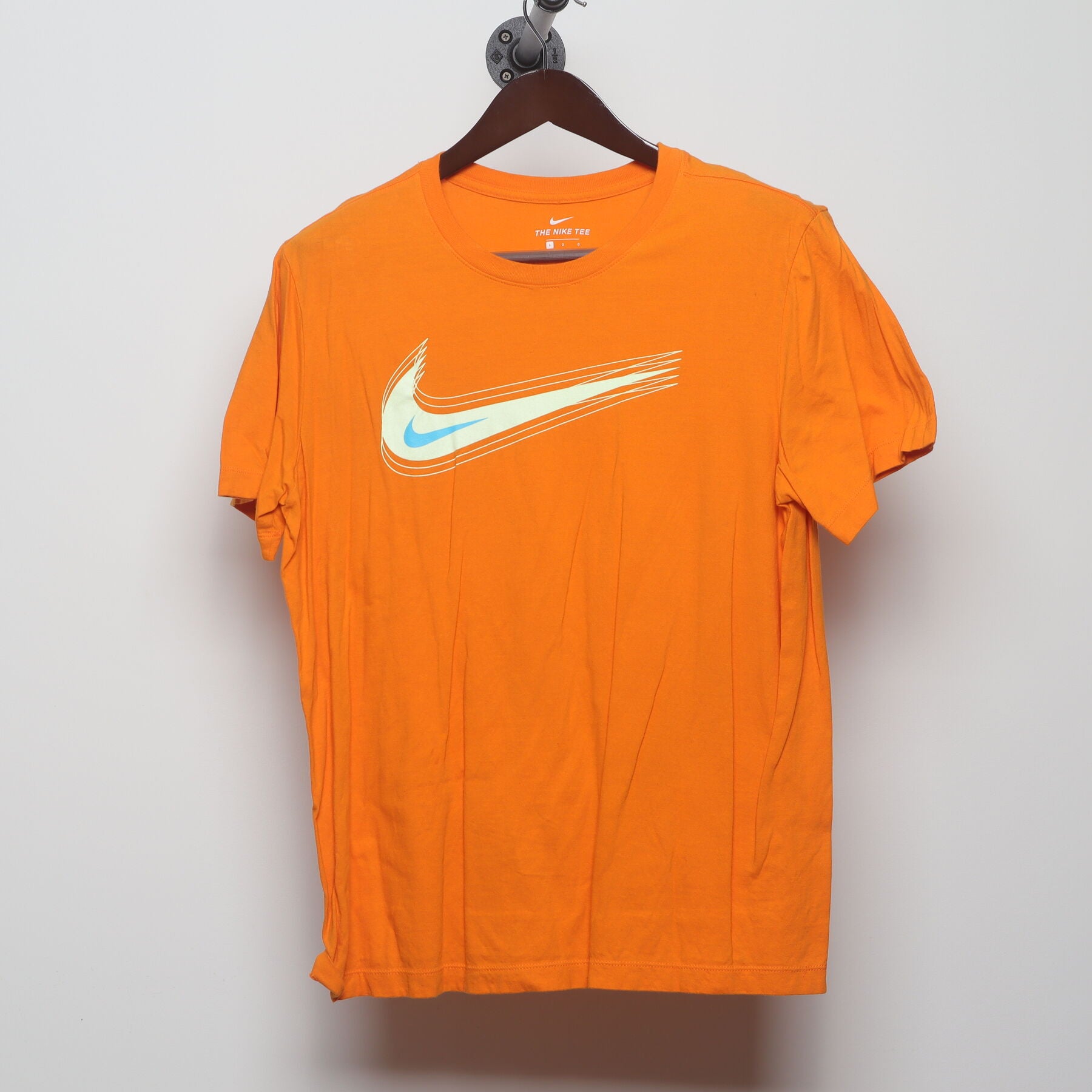 Front view of Vintage 2010s Nike "Motion Swoosh" T-Shirt - M