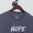 Close-up of the collar and tag on the Vintage Y2K "Nope Not Today" Cat T-Shirt - S
