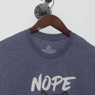 Close-up of the collar and tag on the Vintage Y2K "Nope Not Today" Cat T-Shirt - S