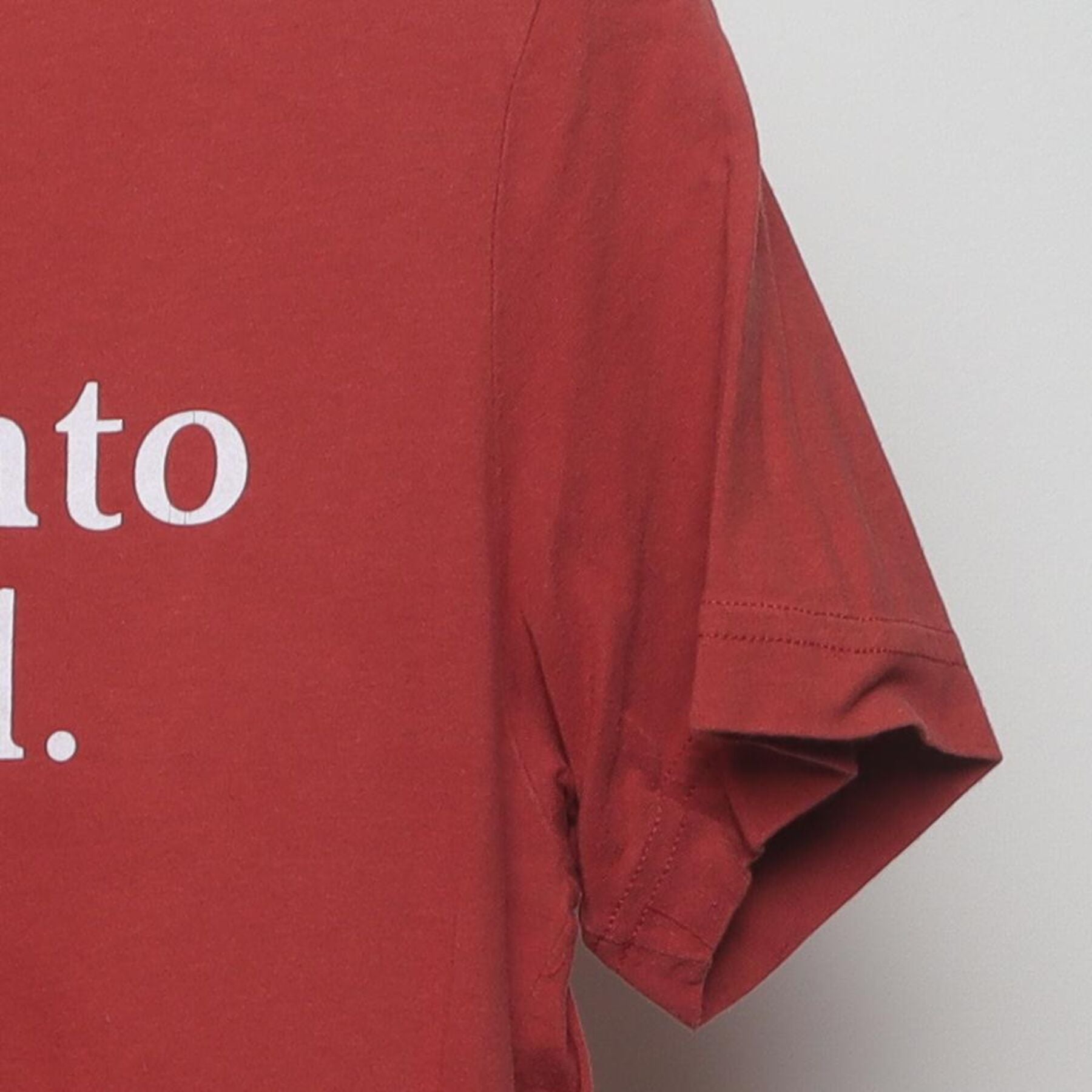 Close-up of the Right sleeve on the Vintage Y2K Old Soul Co. "Sacramento has Soul." T-Shirt - S